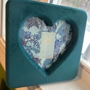 Teal Heart Picture Frame